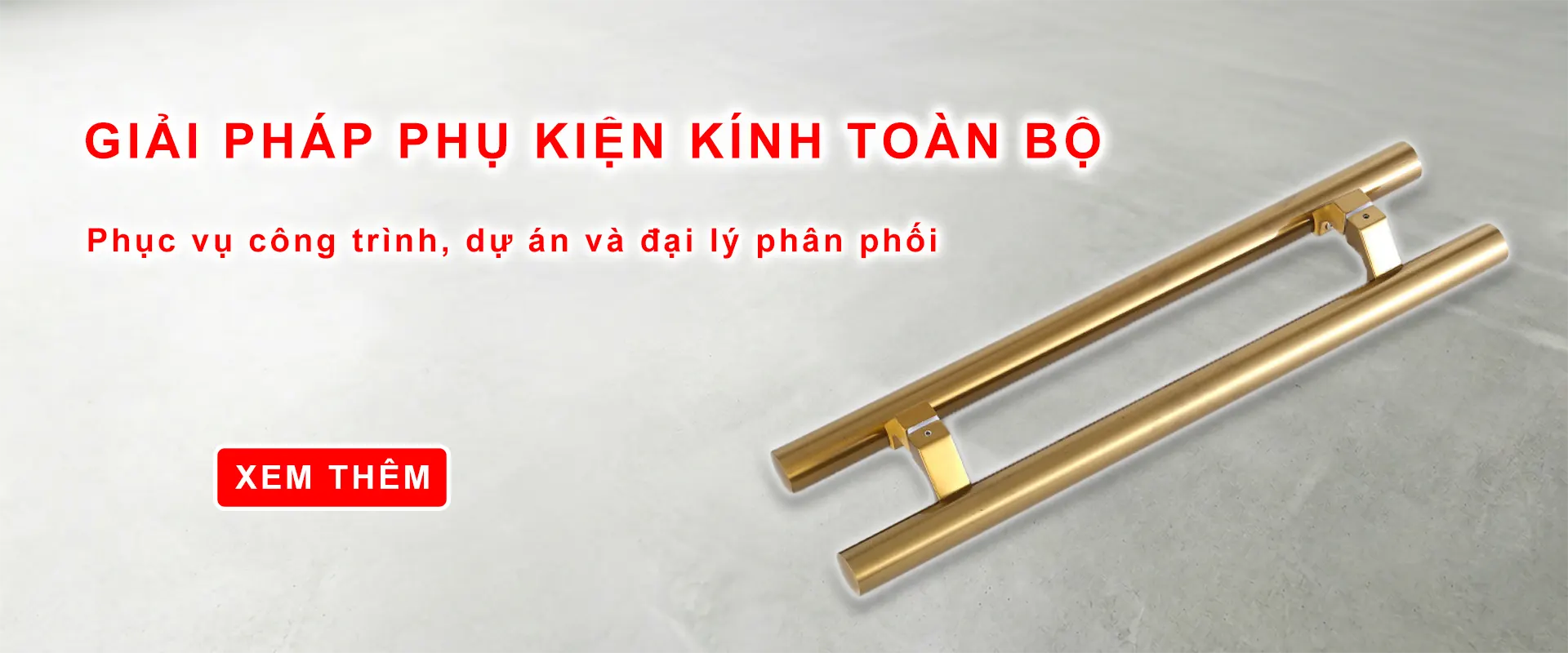 Tay nắm cửa kính